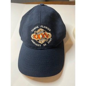 Superbowl Snapback hat Superbowl XXXV Tampa 2001 Logo Athletic Baltimore Ravens